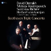 DAVID OISTRAKH, MSTISLAV ROSTROPOVICH, SVIATOSLAV RICHTER, HERBERT VON KARAJAN - Beethoven Triple Concerto