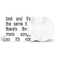 Charli XCX - Brat and it's the same but there's three more songs so it's not (White Vinyl)