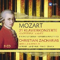CHRISTIAN ZACHARIAS - 21 PIANO CONCERTOS AND CONCERTOS FOR TWO PIANOS, MOZART, W.A. (CD)