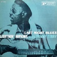 Hopkins, Lightnin' - Last Night Blues (Bluesville Series)